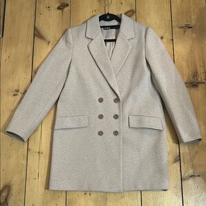 Zara Double-Breasted Coat